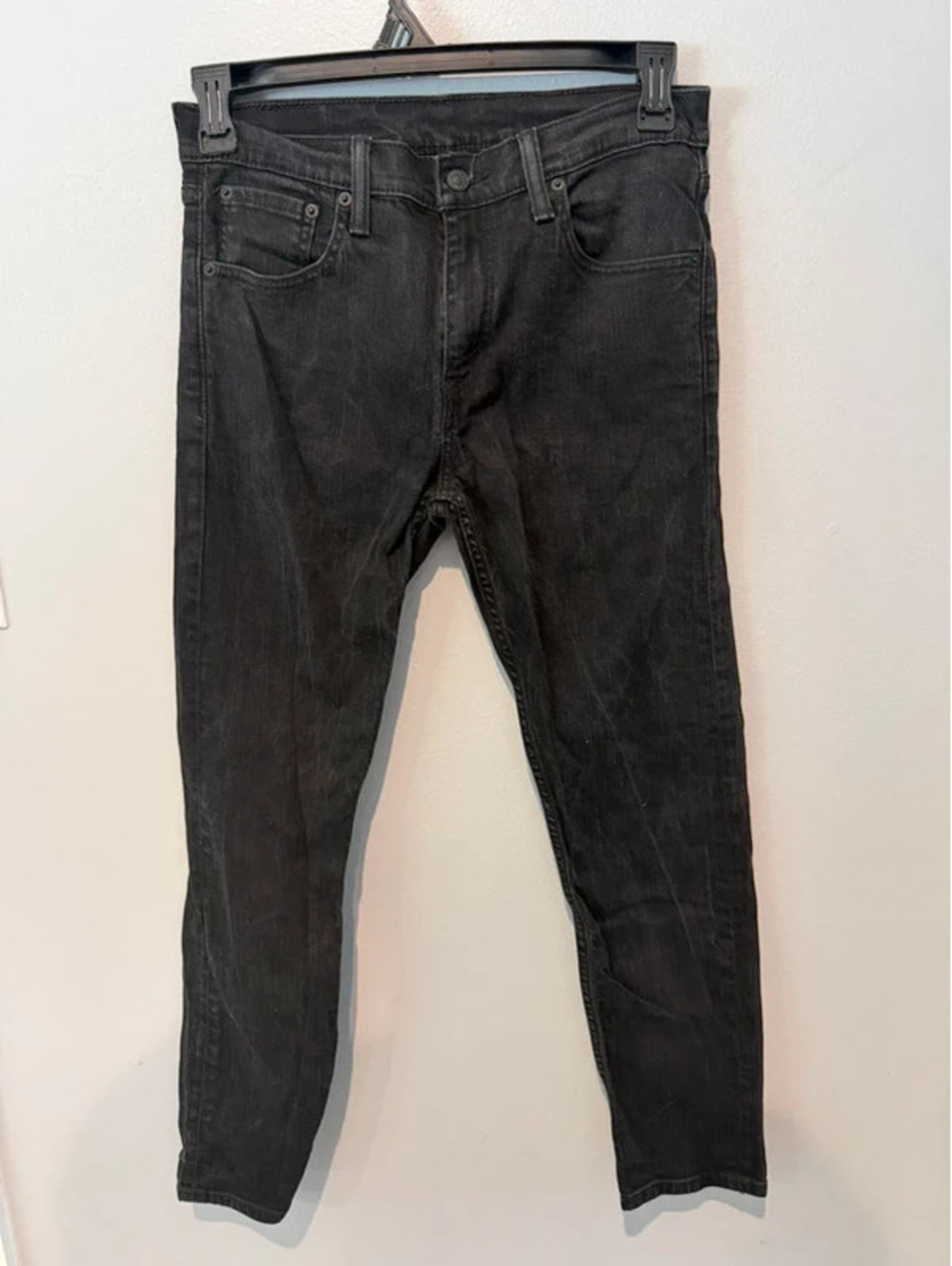 Levi’s 508 Men’s Black Jeans W29 L32 Regular Taper Stretch